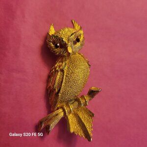 Vintage Owl Brooch